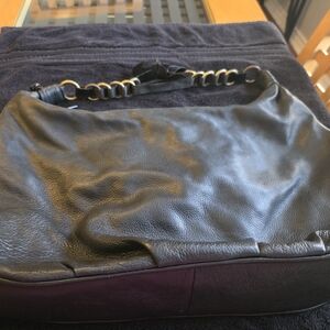 Sigrid Olsen Black and Olive Patterned Belt Bag